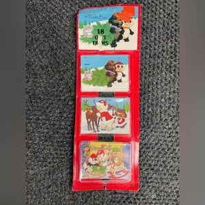 Eureka The Personality Bears Vintage Christmas Gift tags 80s Teddy Bears Ponies